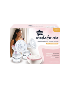 Made for Me - Double Electric Breast Pump - Strong Suction, Soft Feel, USB Rechargeable, Quiet, Portable & Express Modes